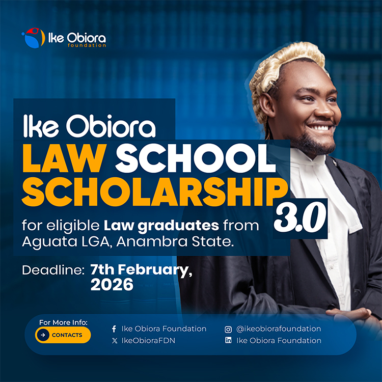 Ike Obiora Law School Scholarship 3.0